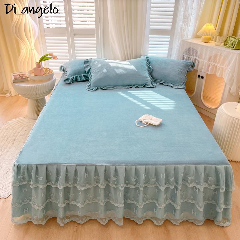 Home Textiles Classic Fashion - Хрустальная бархатная юбка в европейском стиле,