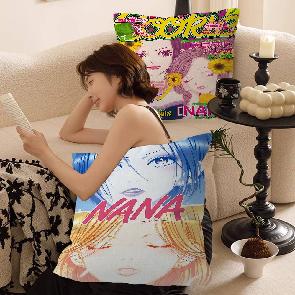 Home Textiles Classic Fashion - Японская классическая аниме-подушка NANA, чехол для