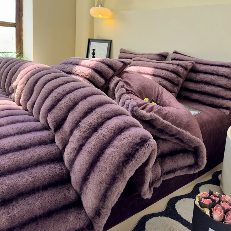 Bed Sheet Microfiber - Комплект из четырех предметов из утолщенного