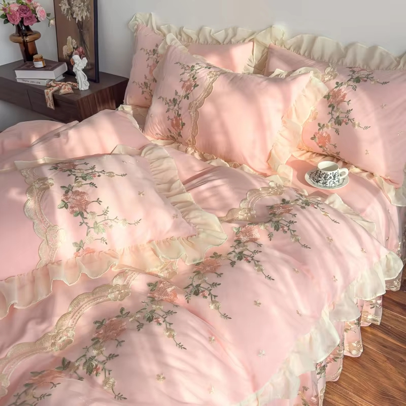 Bed Sheet Microfiber - Комплект постельного белья Princess Ruffle из