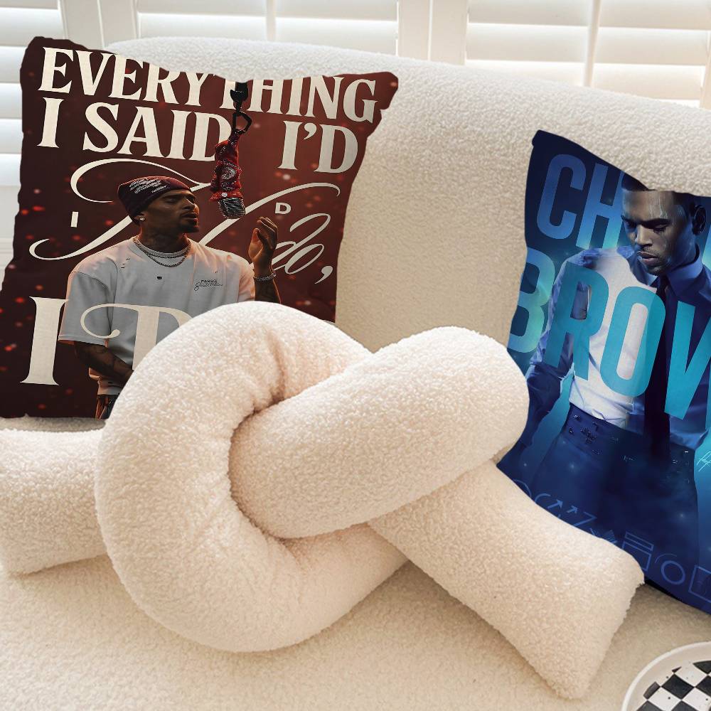 Чехол для подушки Chris Brown  – обзор и цена Home Textiles Classic Fashion