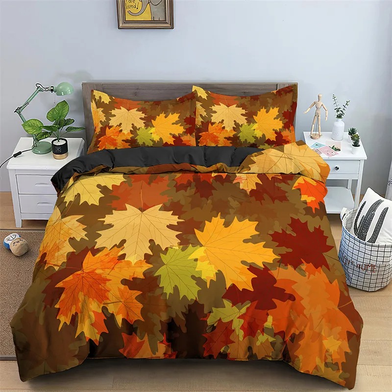 Пододеяльник с кленовыми листь – обзор и цена Bed Sheet Microfiber