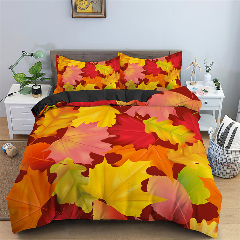 Пододеяльник с кленовыми листь – обзор и цена Bed Sheet Microfiber