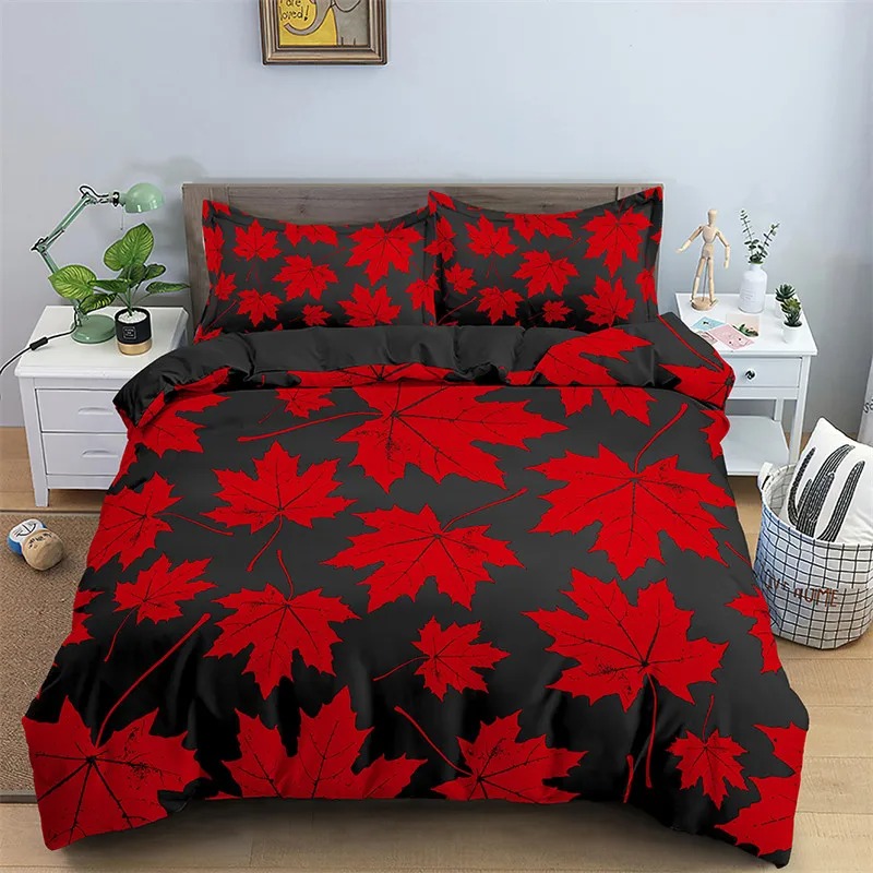 Пододеяльник с кленовыми листь – обзор и цена Bed Sheet Microfiber