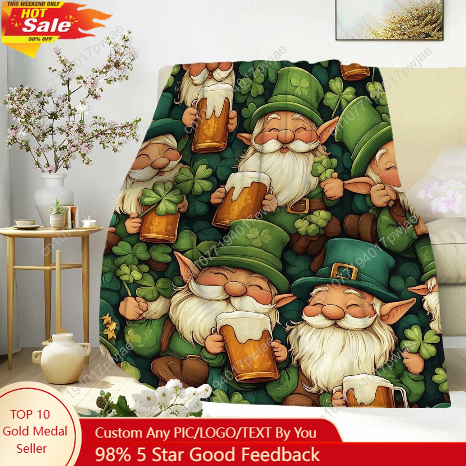 Одеяло в виде гнома на день Св – обзор и цена Quality Home Textiles