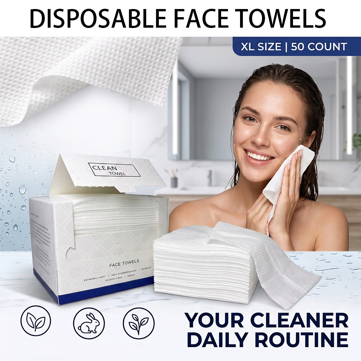 50 шт./упаковка Одноразовые са – обзор и цена Home Textiles Face Towel